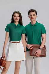 EU Size POLO Customized LOGO Polo Shirt Men Summer Men&