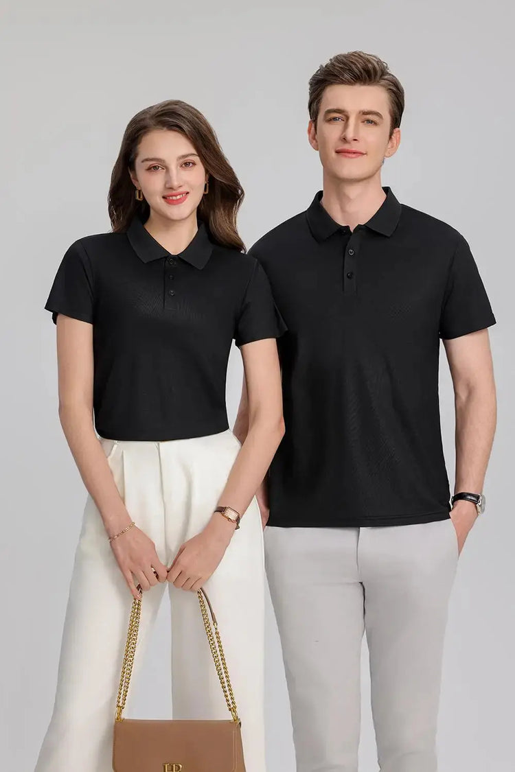 EU Size POLO Customized LOGO Polo Shirt Men Summer Men&