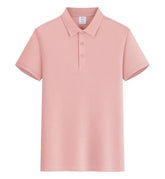 EU Size POLO Customized LOGO Polo Shirt Men Summer Men&