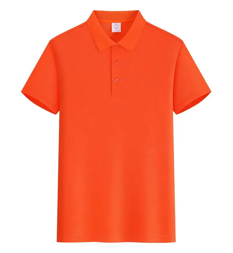 EU Size POLO Customized LOGO Polo Shirt Men Summer Men&