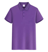 EU Size POLO Customized LOGO Polo Shirt Men Summer Men&