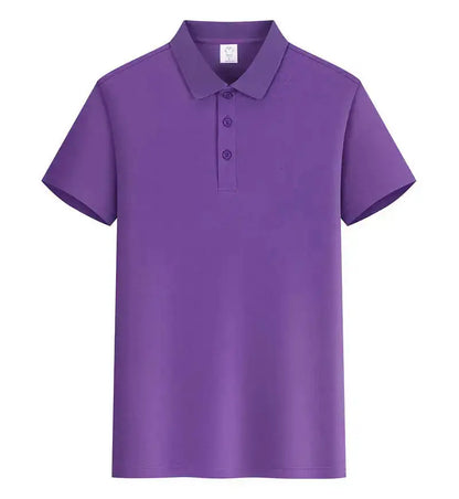 EU Size POLO Customized LOGO Polo Shirt Men Summer Men&