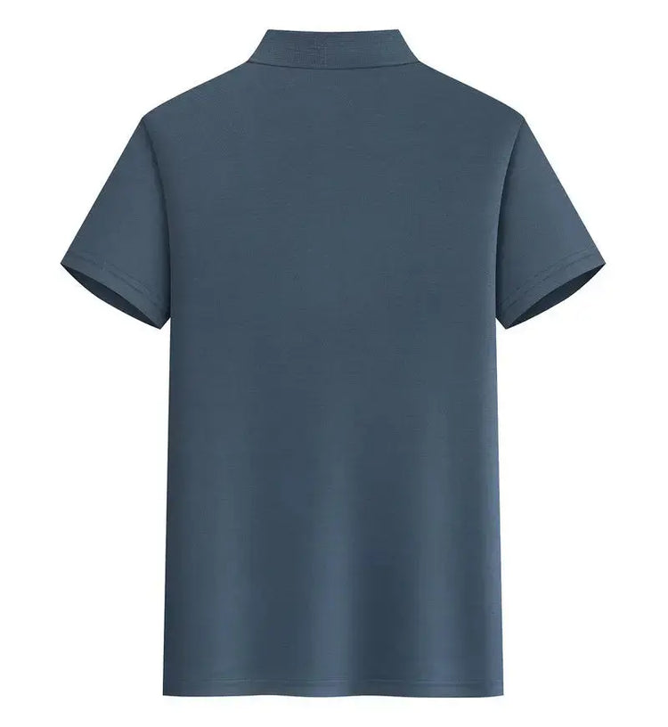 EU Size POLO Customized LOGO Polo Shirt Men Summer Men&