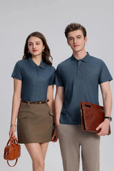 EU Size POLO Customized LOGO Polo Shirt Men Summer Men&