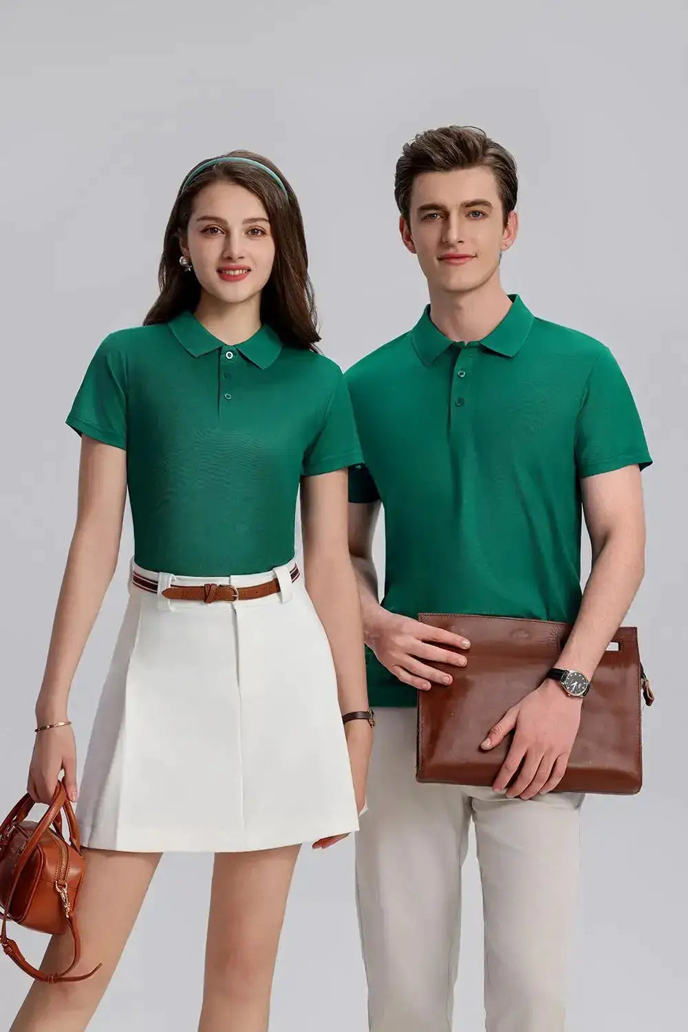 EU Size POLO Customized LOGO Polo Shirt Men Summer Men&