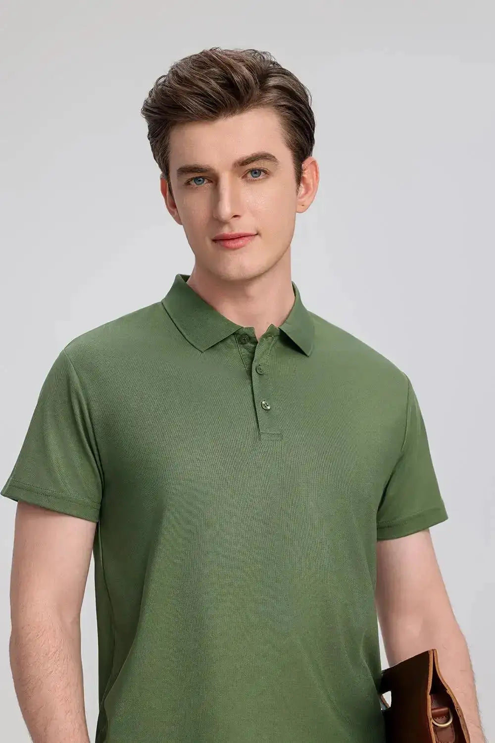 EU Size POLO Customized LOGO Polo Shirt Men Summer Men&