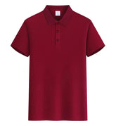 EU Size POLO Customized LOGO Polo Shirt Men Summer Men&