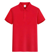 EU Size POLO Customized LOGO Polo Shirt Men Summer Men&