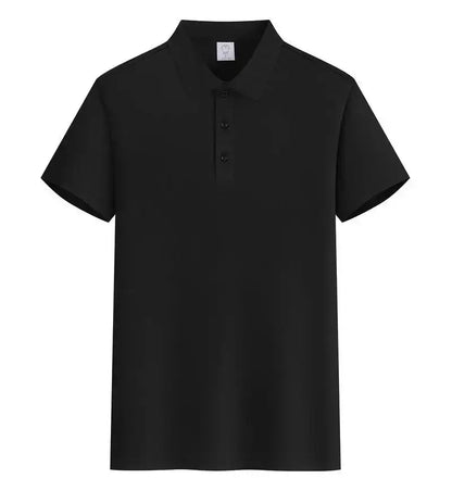 EU Size POLO Customized LOGO Polo Shirt Men Summer Men&