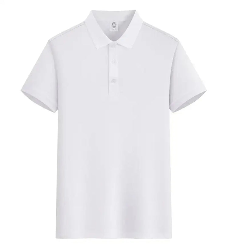 EU Size POLO Customized LOGO Polo Shirt Men Summer Men&