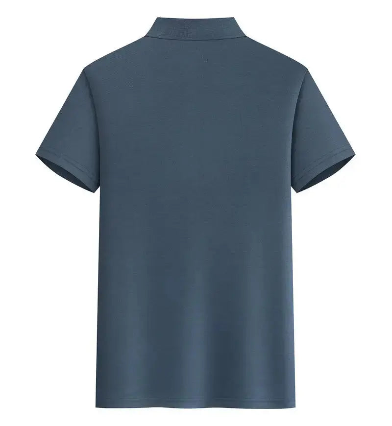 EU Size POLO Customized LOGO Polo Shirt Men Summer Men&