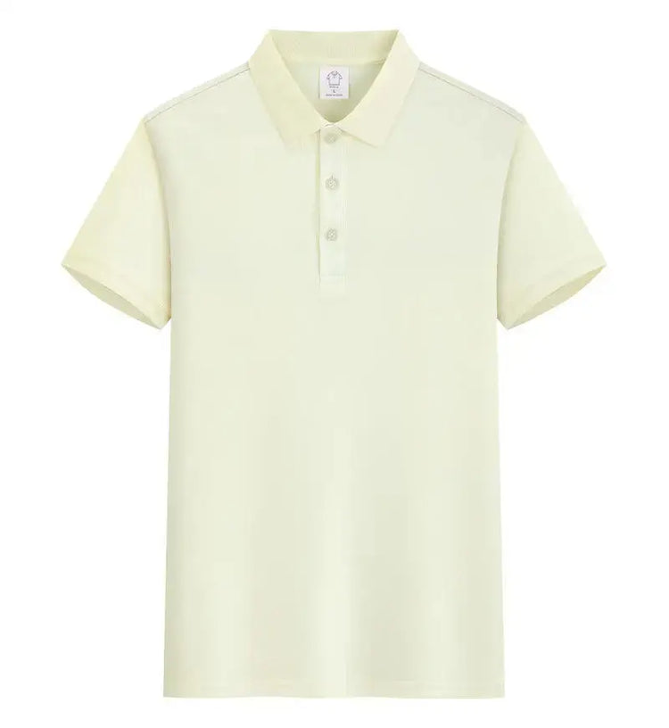 EU Size POLO Customized LOGO Polo Shirt Men Summer Men&