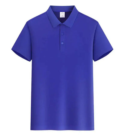 EU Size POLO Customized LOGO Polo Shirt Men Summer Men&