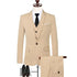 Suits Men Two Piece Suit Sets Turn Down Collar Full Sleeve Blazers Long Pants Slim Fit Ensemble Wedding Evening Spring 2026 by Dropshipman