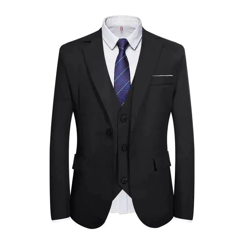 Suits Men Two Piece Suit Sets Turn Down Collar Full Sleeve Blazers Long Pants Slim Fit Ensemble Wedding Evening Spring 2026 by Dropshipman