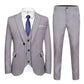 Suits Men Two Piece Suit Sets Turn Down Collar Full Sleeve Blazers Long Pants Slim Fit Ensemble Wedding Evening Spring 2026 SHOPEZRA L.L.C.