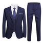 Suits Men Two Piece Suit Sets Turn Down Collar Full Sleeve Blazers Long Pants Slim Fit Ensemble Wedding Evening Spring 2026 SHOPEZRA L.L.C.