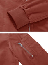 TACVASEN Spring Fall Thin Bomber Jackets Mens Jacket Lightweight Casual Windbreaker Zip Pockets Coats Biker Outwear Outdoor Male SHOPEZRA L.L.C.