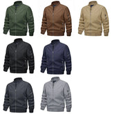 TACVASEN Spring Fall Thin Bomber Jackets Mens Jacket Lightweight Casual Windbreaker Zip Pockets Coats Biker Outwear Outdoor Male SHOPEZRA L.L.C.