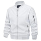TACVASEN Spring Fall Thin Bomber Jackets Mens Jacket Lightweight Casual Windbreaker Zip Pockets Coats Biker Outwear Outdoor Male SHOPEZRA L.L.C.