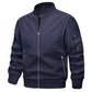 TACVASEN Spring Fall Thin Bomber Jackets Mens Jacket Lightweight Casual Windbreaker Zip Pockets Coats Biker Outwear Outdoor Male SHOPEZRA L.L.C.