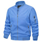 TACVASEN Spring Fall Thin Bomber Jackets Mens Jacket Lightweight Casual Windbreaker Zip Pockets Coats Biker Outwear Outdoor Male SHOPEZRA L.L.C.
