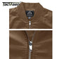 TACVASEN Spring Fall Thin Bomber Jackets Mens Jacket Lightweight Casual Windbreaker Zip Pockets Coats Biker Outwear Outdoor Male SHOPEZRA L.L.C.