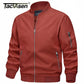 TACVASEN Spring Fall Thin Bomber Jackets Mens Jacket Lightweight Casual Windbreaker Zip Pockets Coats Biker Outwear Outdoor Male SHOPEZRA L.L.C.