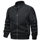 TACVASEN Spring Fall Thin Bomber Jackets Mens Jacket Lightweight Casual Windbreaker Zip Pockets Coats Biker Outwear Outdoor Male SHOPEZRA L.L.C.
