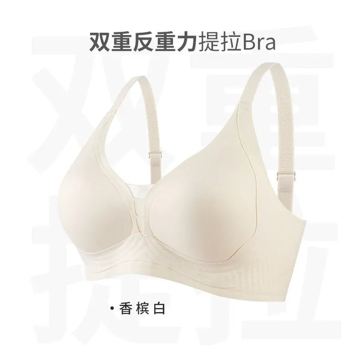 Original Spring and Summer Traceless Comfortable Breathable Full Fixed Cup Push-up Collapsed Paramilia Anti-sagging Soft Support Underwear for Women SHOPEZRA L.L.C.