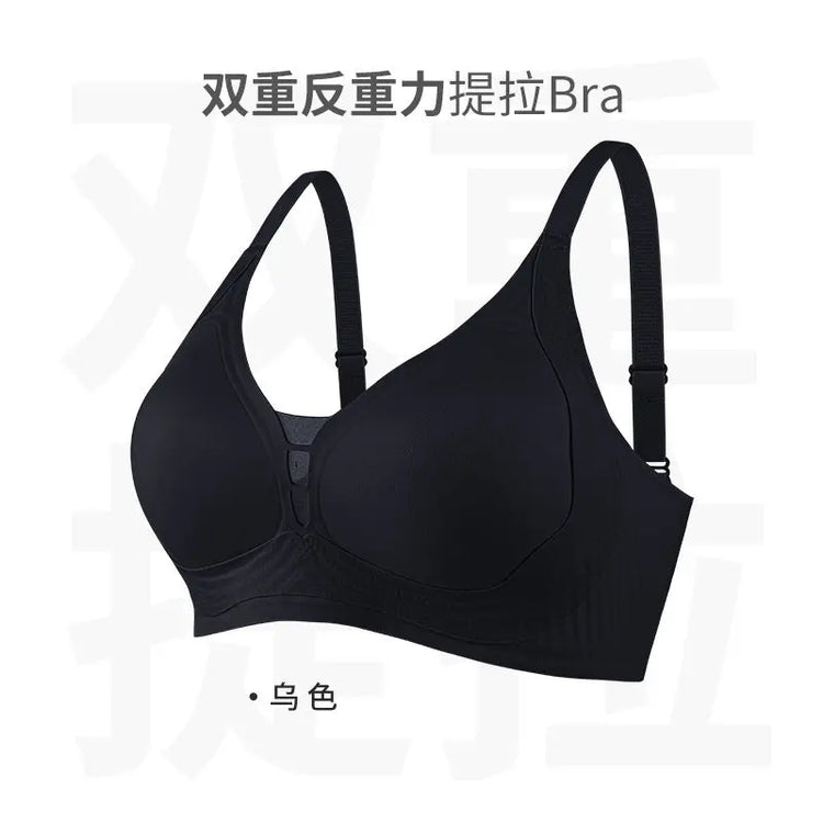 Original Spring and Summer Traceless Comfortable Breathable Full Fixed Cup Push-up Collapsed Paramilia Anti-sagging Soft Support Underwear for Women SHOPEZRA L.L.C.