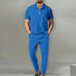 Summer Men Sports Polo Suit Short Sleeve Stylish Zipper Polo Shirt And Shorts Set Men Casual Streetwear 2-pie Leisure Sports Set SHOPEZRA L.L.C.
