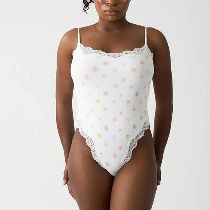 LACE THONG BODYSUIT in stock Foreign Trade Explosions Lace Lace Sling Bodice Beauty Body Shaping Clothes by Dropshipman