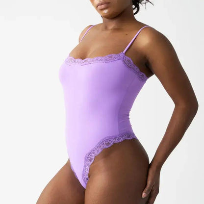 LACE THONG BODYSUIT in stock Foreign Trade Explosions Lace Lace Sling Bodice Beauty Body Shaping Clothes by Dropshipman