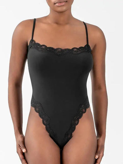 LACE THONG BODYSUIT in stock Foreign Trade Explosions Lace Lace Sling Bodice Beauty Body Shaping Clothes by Dropshipman