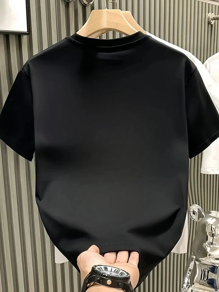 2026 model 100% cotton T-shirt for men and women. Suitable for daily exercise and casual wear. Loose-fitting short sleeves. SHOPEZRA L.L.C.