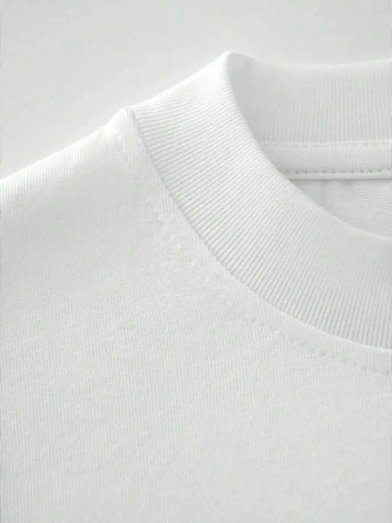 Men New Summer White 100% Cotton Loose-fitting T-shirt with Penguin Text Pattern Short-sleeved Round-neck Design Simple Style SHOPEZRA L.L.C.