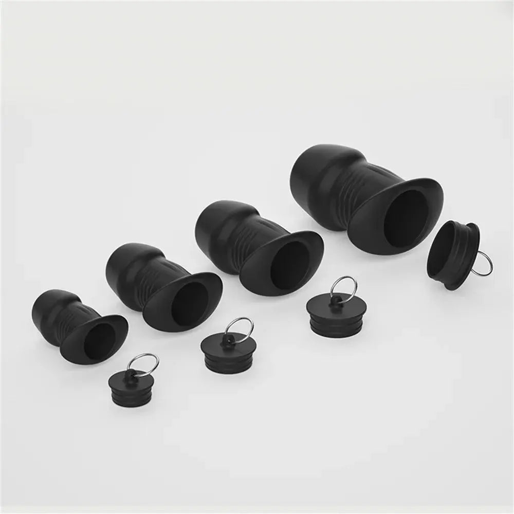 Hollow anal dildo and prostate massager by SHOPEZRA L.L.C., designed for adult anal sex and pleasure with realistic details.