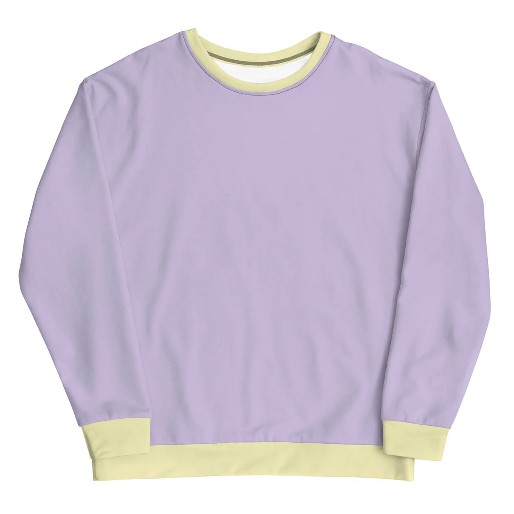 Purple Fog Tropical sweatshirt by SHOPEZRA L.L.C., featuring a vibrant tropical print and comfortable fit.