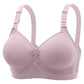 New Large Size No Rims Sweat-Absorbent Breathable Beautiful Back No Rims Push-Up Bra Top-Up Adjustable Underwear for Women SHOPEZRA L.L.C.