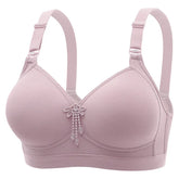 New Large Size No Rims Sweat-Absorbent Breathable Beautiful Back No Rims Push-Up Bra Top-Up Adjustable Underwear for Women SHOPEZRA L.L.C.