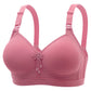 New Large Size No Rims Sweat-Absorbent Breathable Beautiful Back No Rims Push-Up Bra Top-Up Adjustable Underwear for Women SHOPEZRA L.L.C.