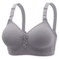 New Large Size No Rims Sweat-Absorbent Breathable Beautiful Back No Rims Push-Up Bra Top-Up Adjustable Underwear for Women SHOPEZRA L.L.C.