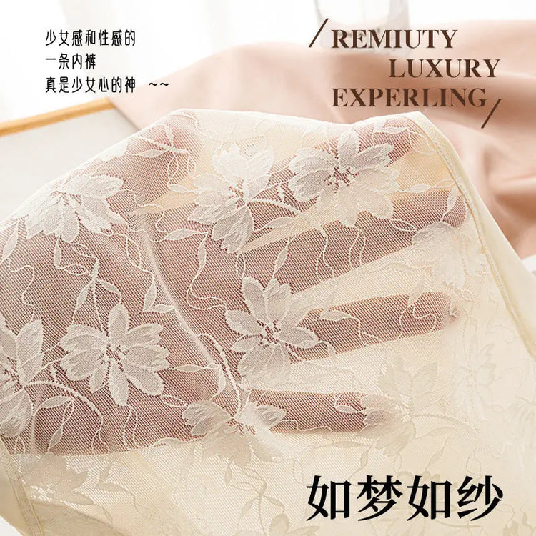 Sexy Lace Light Shaping Letters Fashionable Tummy Control Butt Lift Simple Comfortable Breathable Large Size Mid-High Waist Underwear for Women SHOPEZRA L.L.C.
