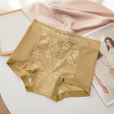 Sexy Lace Light Shaping Letters Fashionable Tummy Control Butt Lift Simple Comfortable Breathable Large Size Mid-High Waist Underwear for Women SHOPEZRA L.L.C.