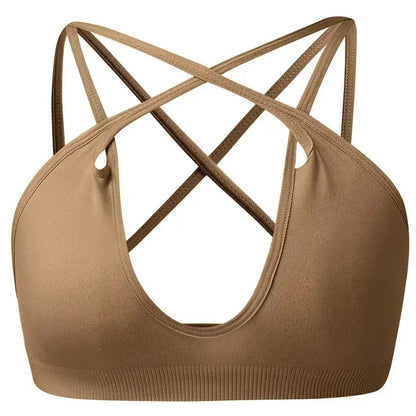 New sports underwear multiple wearing methods French seamless big backless underwear thin U-shaped beauty back bra by Dropshipman