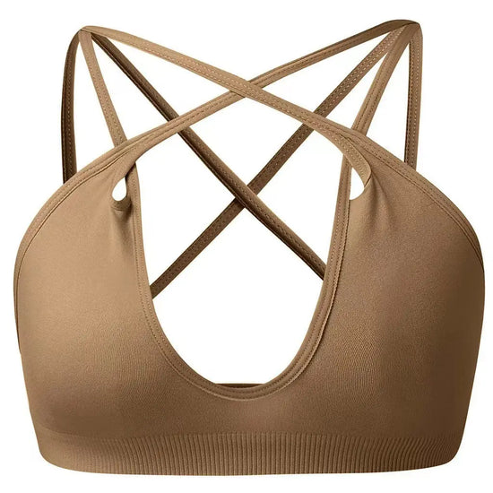 New sports underwear multiple wearing methods French seamless big backless underwear thin U-shaped beauty back bra SHOPEZRA L.L.C.