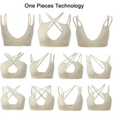 New sports underwear multiple wearing methods French seamless big backless underwear thin U-shaped beauty back bra SHOPEZRA L.L.C.