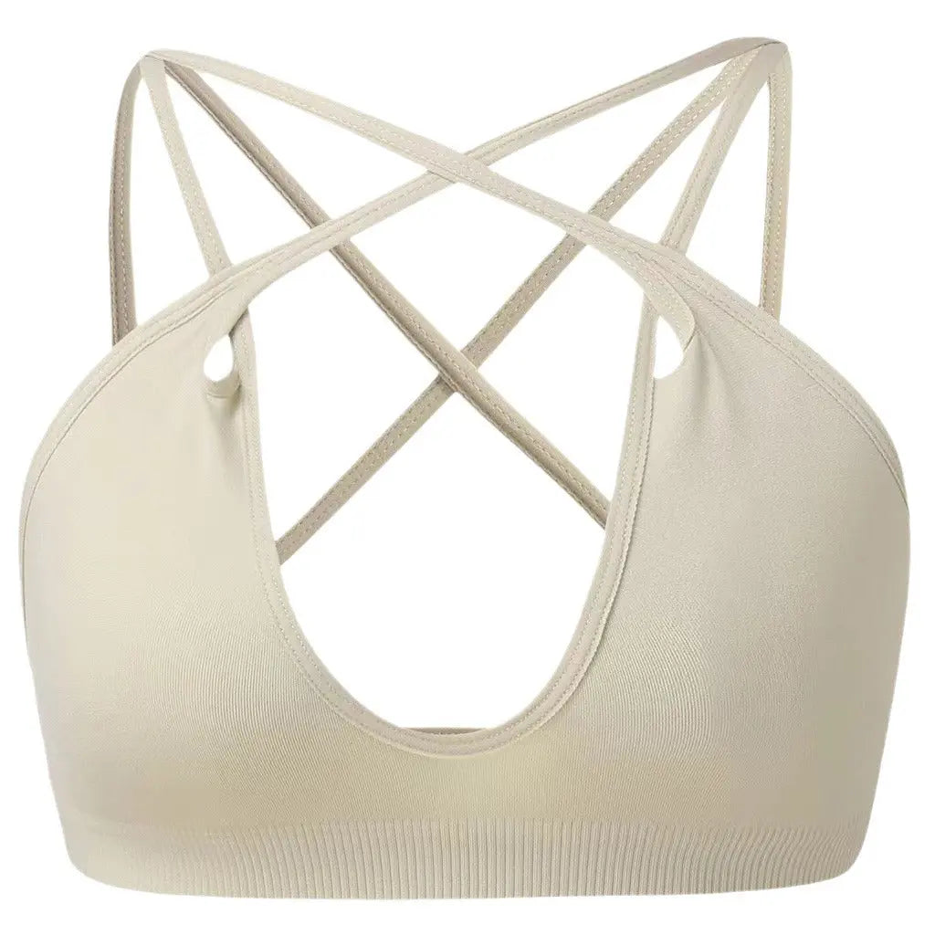 New sports underwear multiple wearing methods French seamless big backless underwear thin U-shaped beauty back bra SHOPEZRA L.L.C.