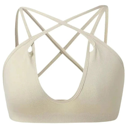 New sports underwear multiple wearing methods French seamless big backless underwear thin U-shaped beauty back bra by Dropshipman